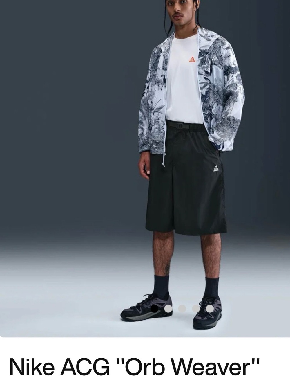 Nike ACG Black Men’s Athletic Orb Weaver Shorts